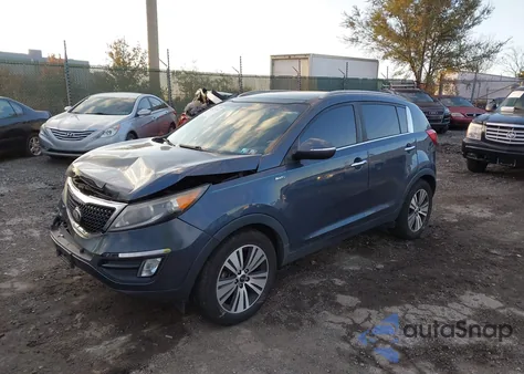 2014 Kia Sportage Ex z USA, uszkodzony, nr VIN KNDPCCAC3E7652500